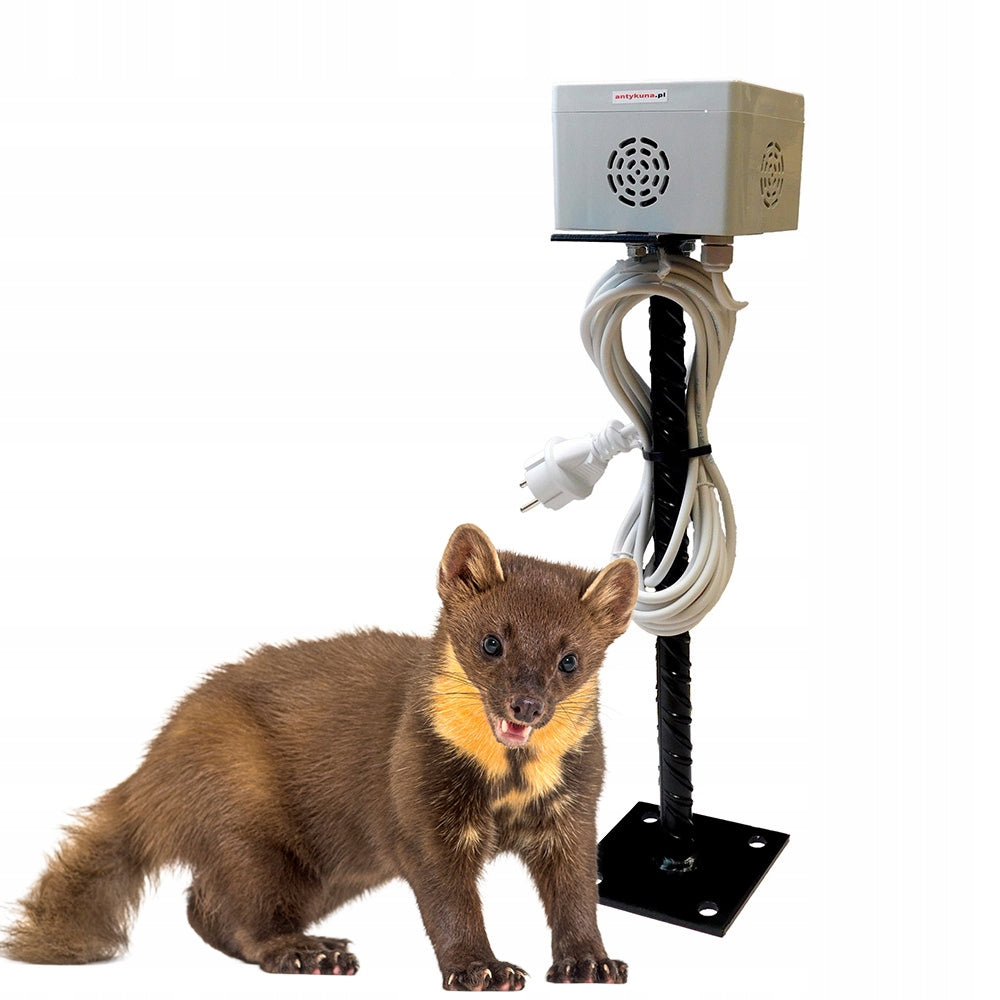 Outdoor marten rodent repellent FLASH LEDs 4-sided ANTYKUNA 230V