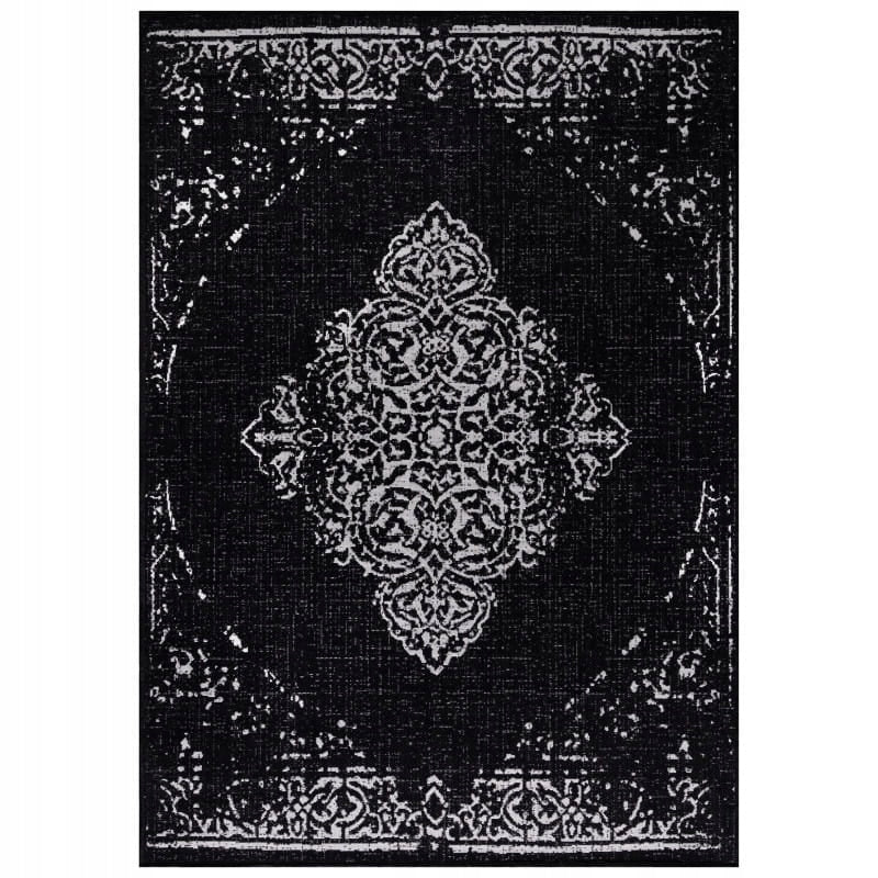 Outdoor rug Sunny ornament black 120 cm x 170 cm Length 170 cm