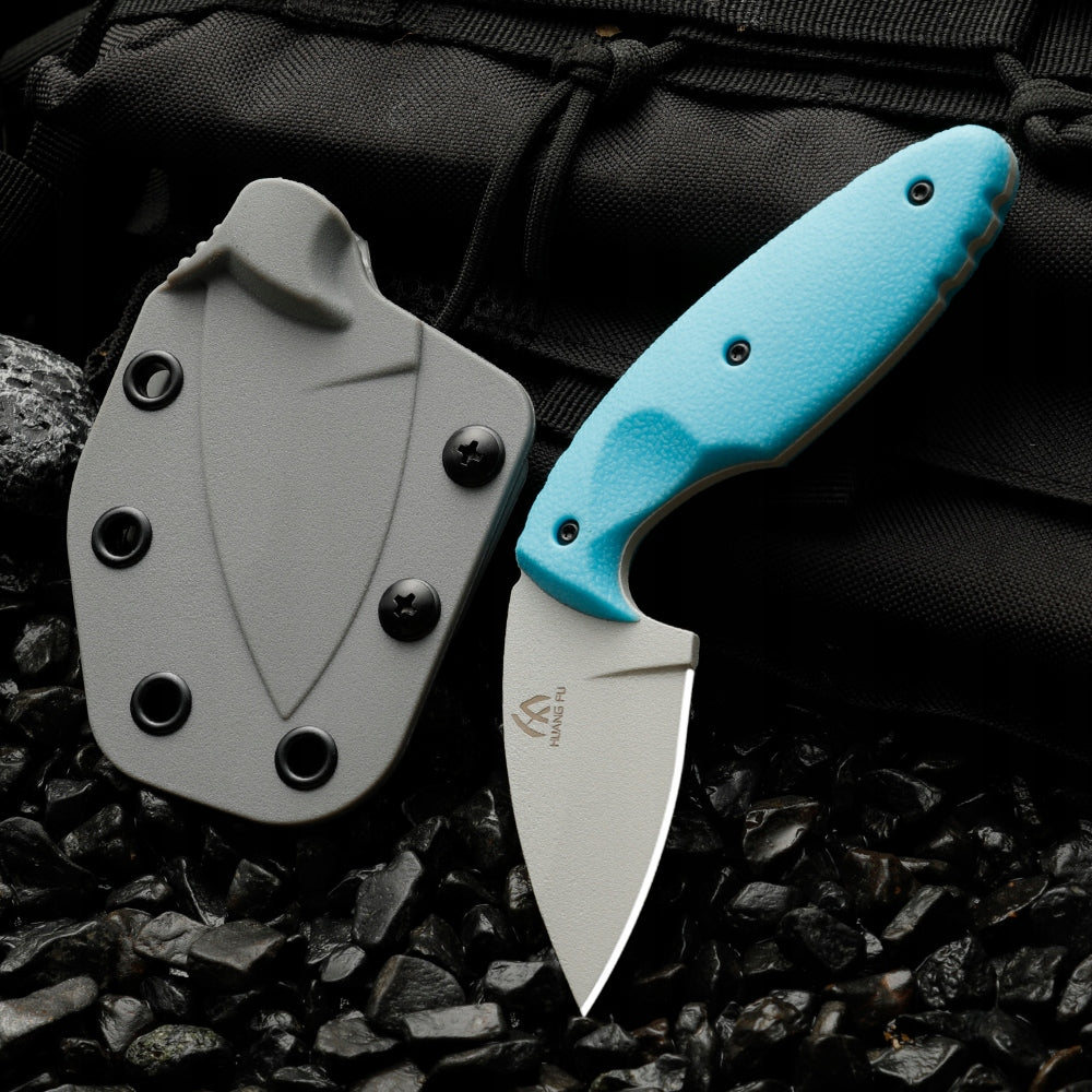 Outdoor survival knife, hunting knife, fixed blade
