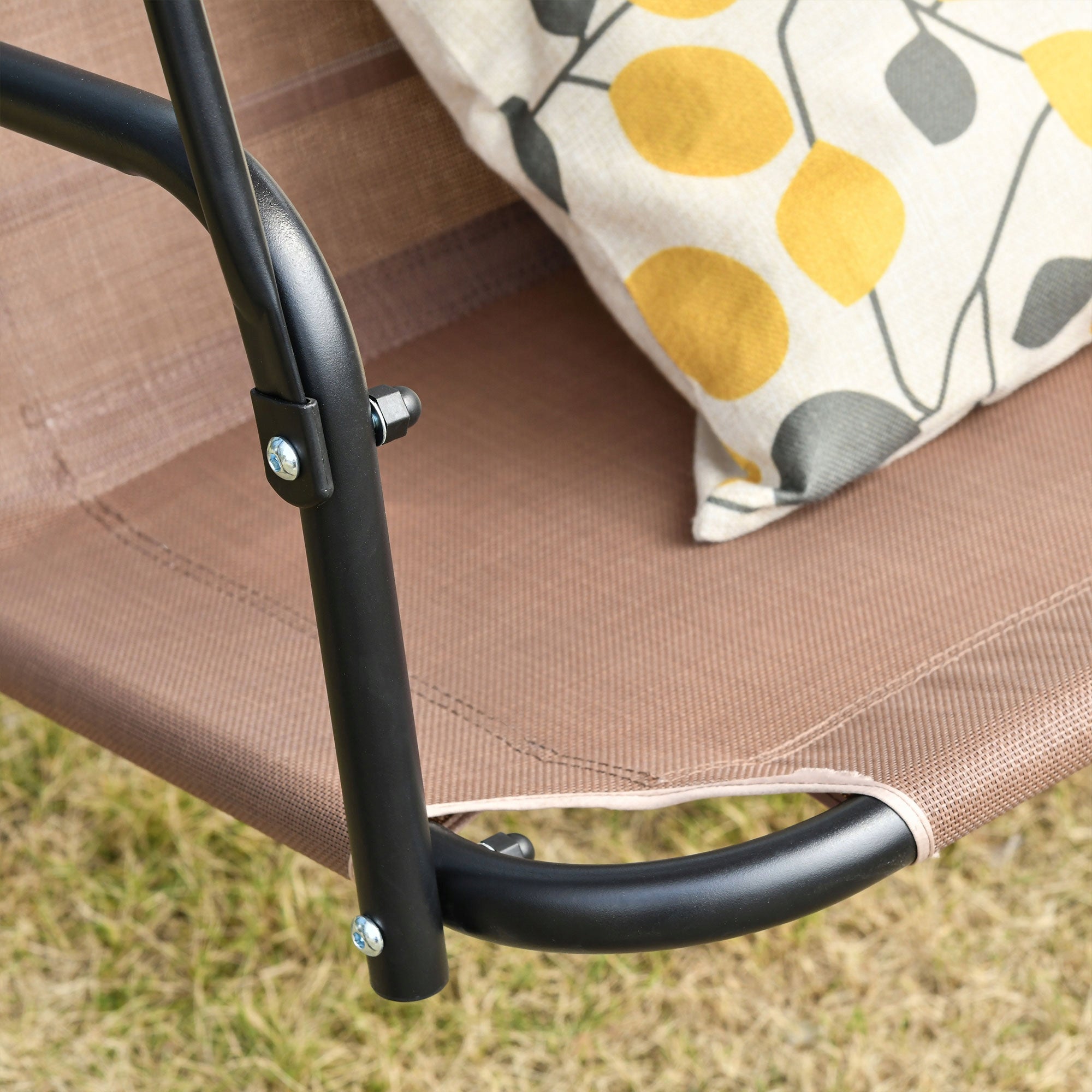 Outsunny 2-seat swing with visor, 172x110x155 cm Line Outsunny