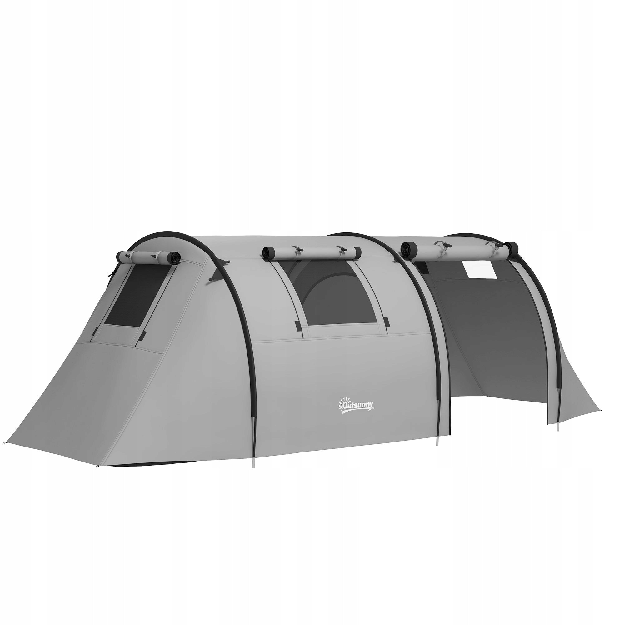 Outsunny Camping Tent for 3-4 People Waterproof 3000mm Family Tent
