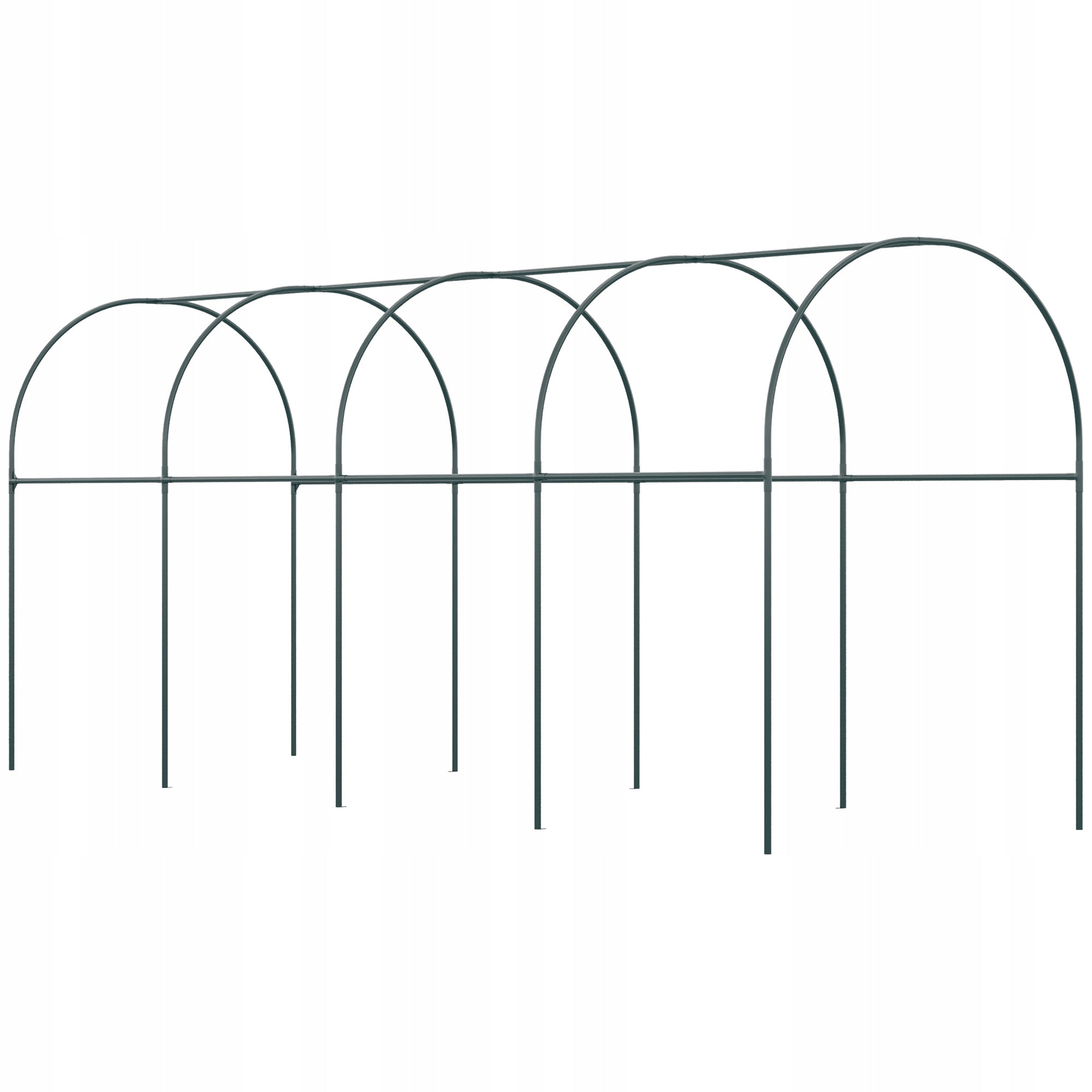 Outsunny Greenhouse for tomatoes, foil tunnel, steel, PE, 4x1,2x1,7m EAN (GTIN) 4255633522696