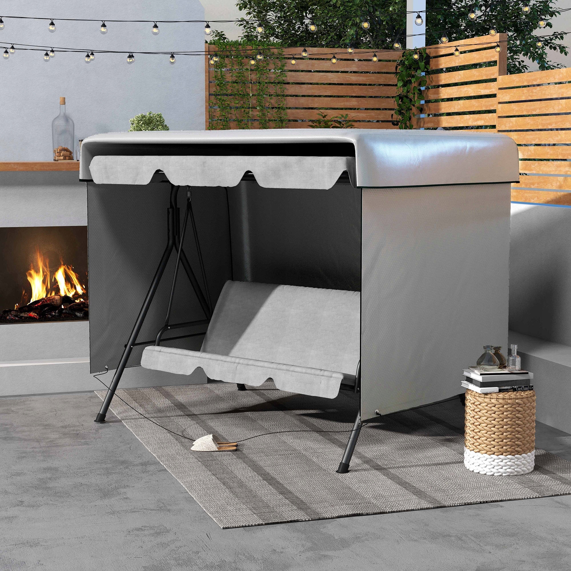 Outsunny Outdoor Furniture Cover, Waterproof, 215 x 155 x 150 cm Packaging status original
