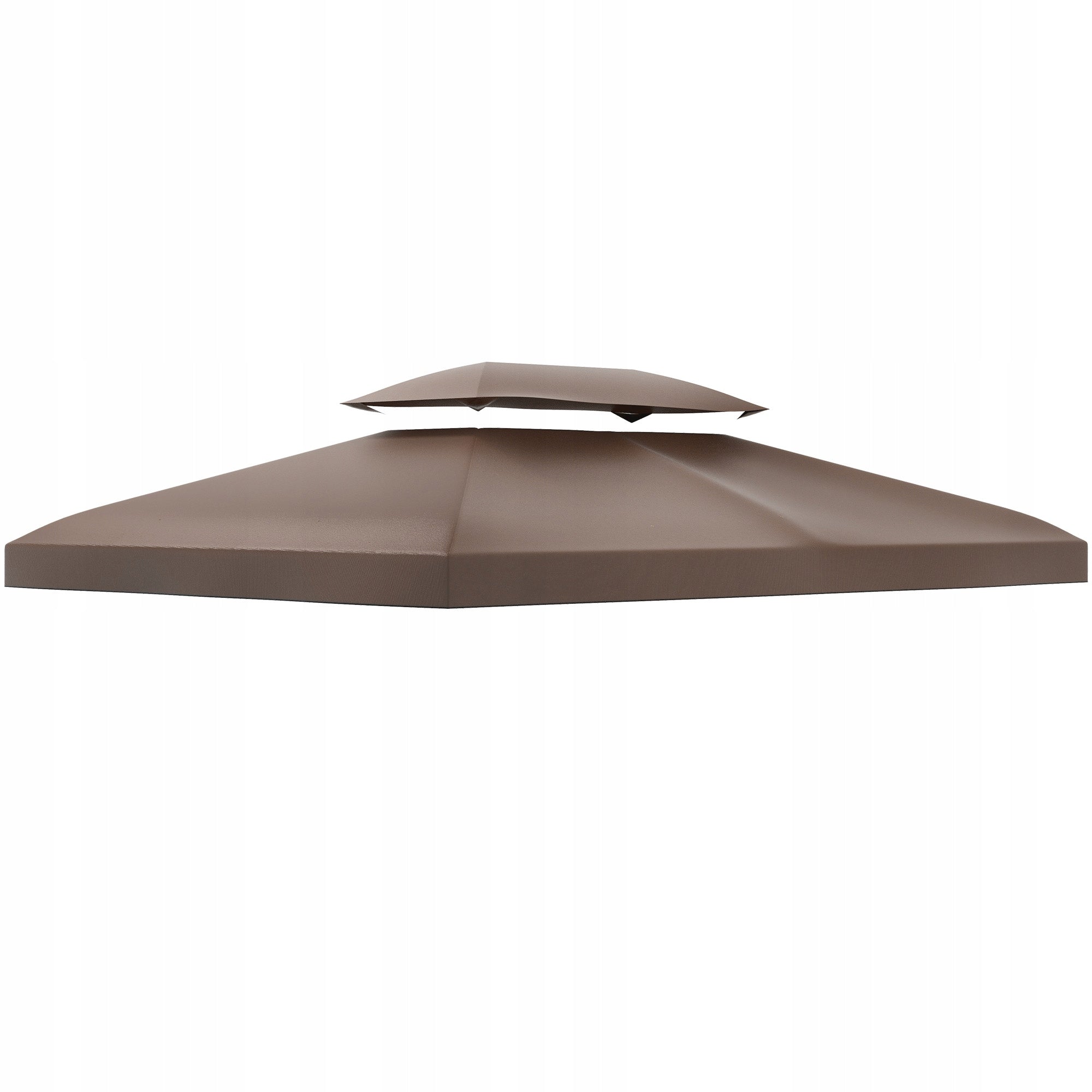 Outsunny Replacement canopy for garden gazebo, 3x4 m, polyester, coffee