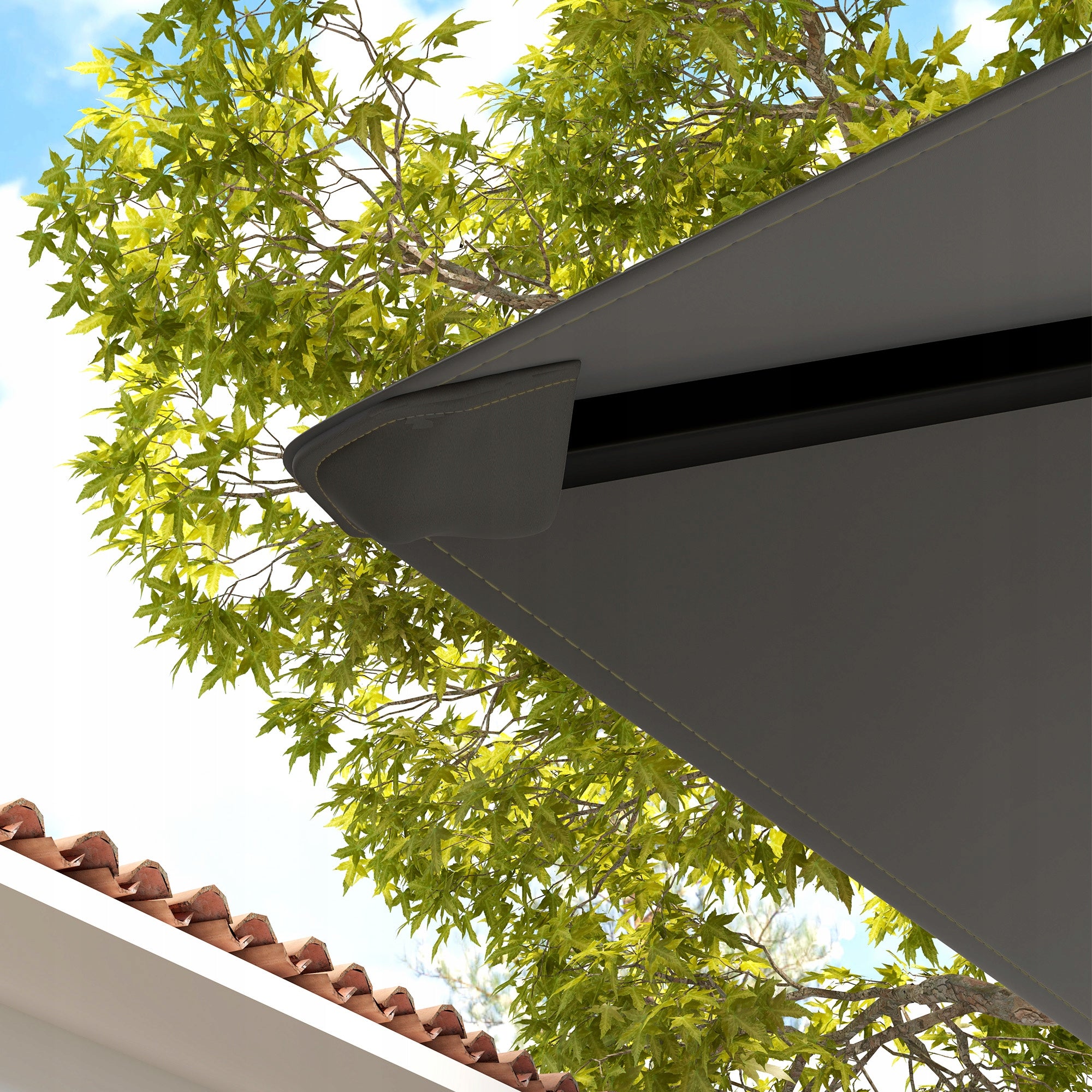 Outsunny replacement roof for pavilion 3 x 3 m waterproof pavilion roof Number of side walls none