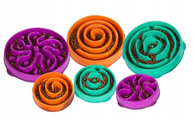 Outward Hound Fun Feeder Slow Bowl Grey [69892] Product weight with unit packaging 0.41 kg