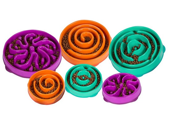 Outward Hound Fun Feeder Slowing Bowl Purple [51003] Capacity 1 l