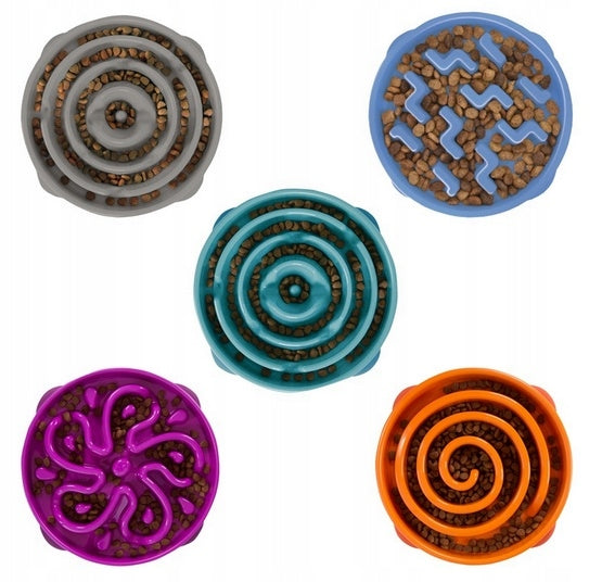 Outward Hound Fun Feeder Slowing Bowl Purple [51003] Material made from a synthetic material