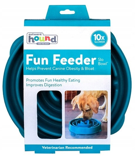 Outward Hound Fun Feeder Turquoise slowing bowl [51002] Brand Fun Feeder