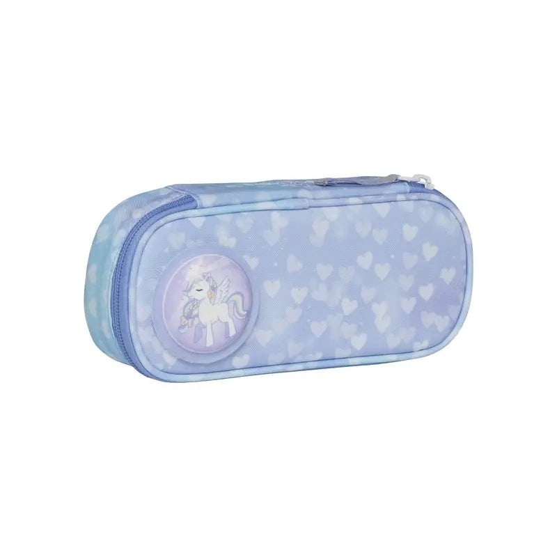 Oval case, princess unicorn icy blue