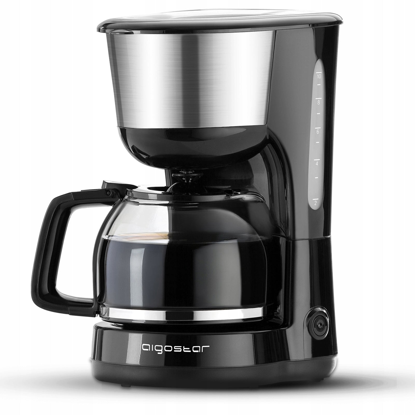 Overflow Coffee Maker Aigostar Chocolate 30HIK 1,25 l Black