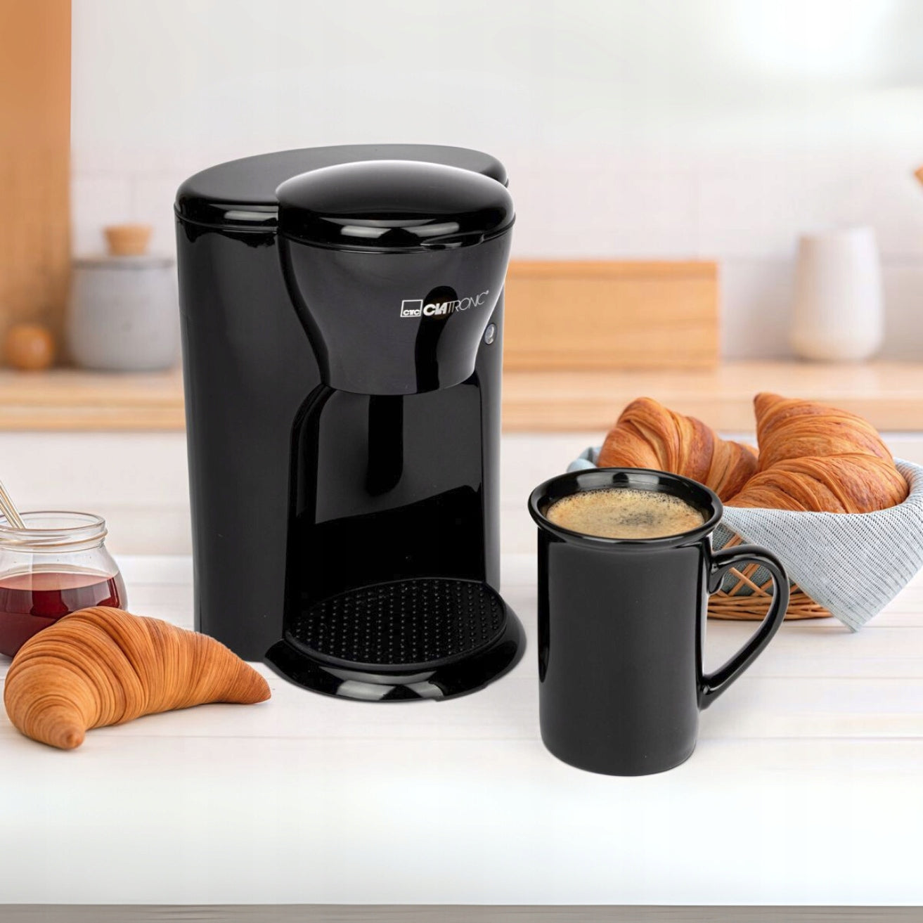 Overflow Coffee Maker Small COFFEE MAKER for Departure 125ml with Coffee Mug Packaging status original