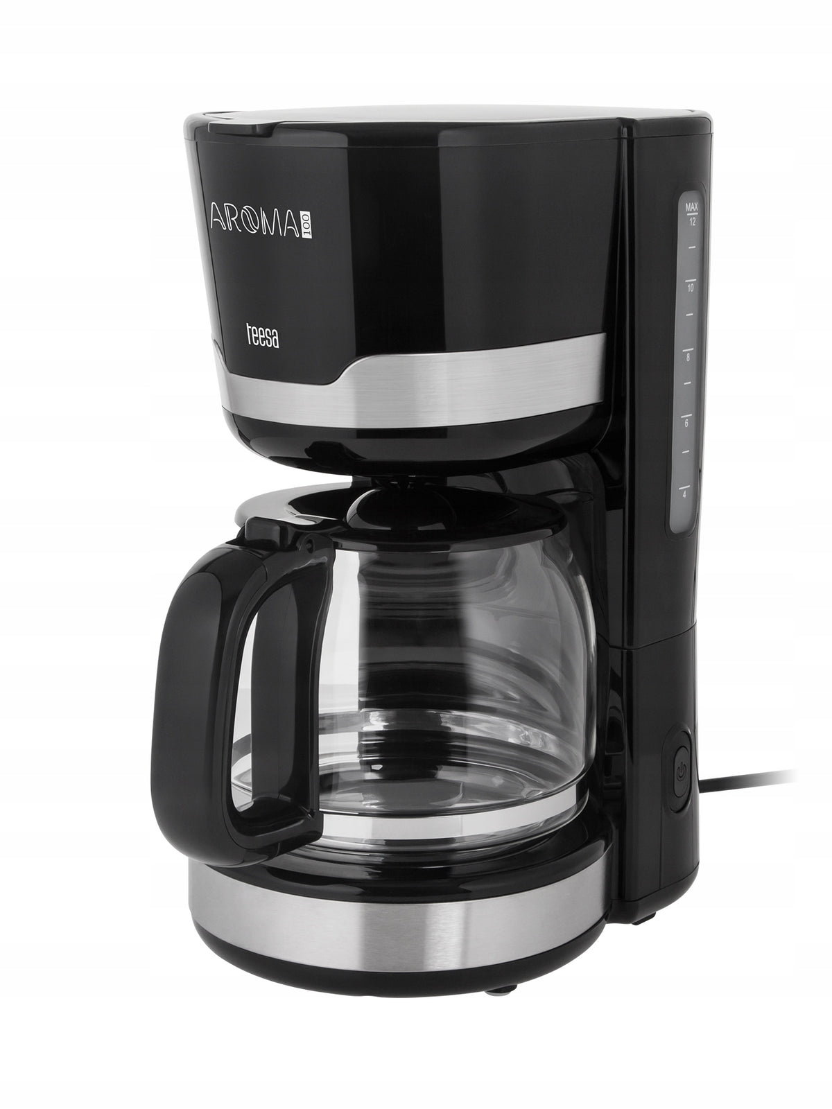 Overflow coffee maker 1,5L 1000W glass Aroma 100 Teesa Manufacturer code TSA4006