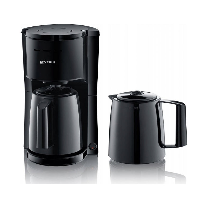 Overflow coffee maker Severin black 2 thermal jugs 1 l