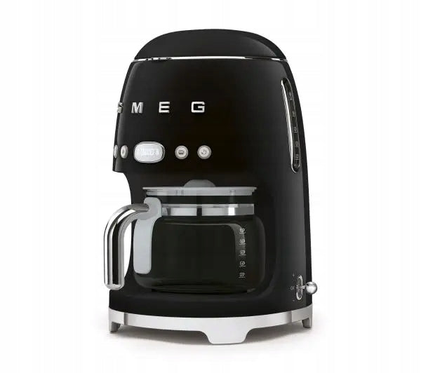 Overflow coffee maker Smeg DCF02BLEU 1050W Dripping lock Black Packaging status original