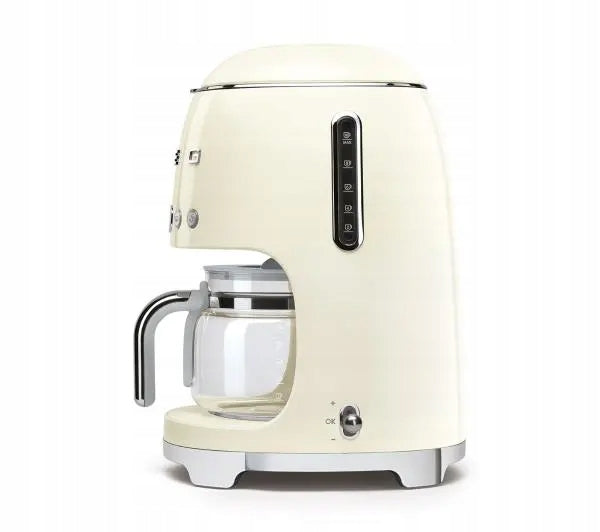 Overflow coffee maker Smeg DCF02CREU 1050W Creamy Brand Smeg