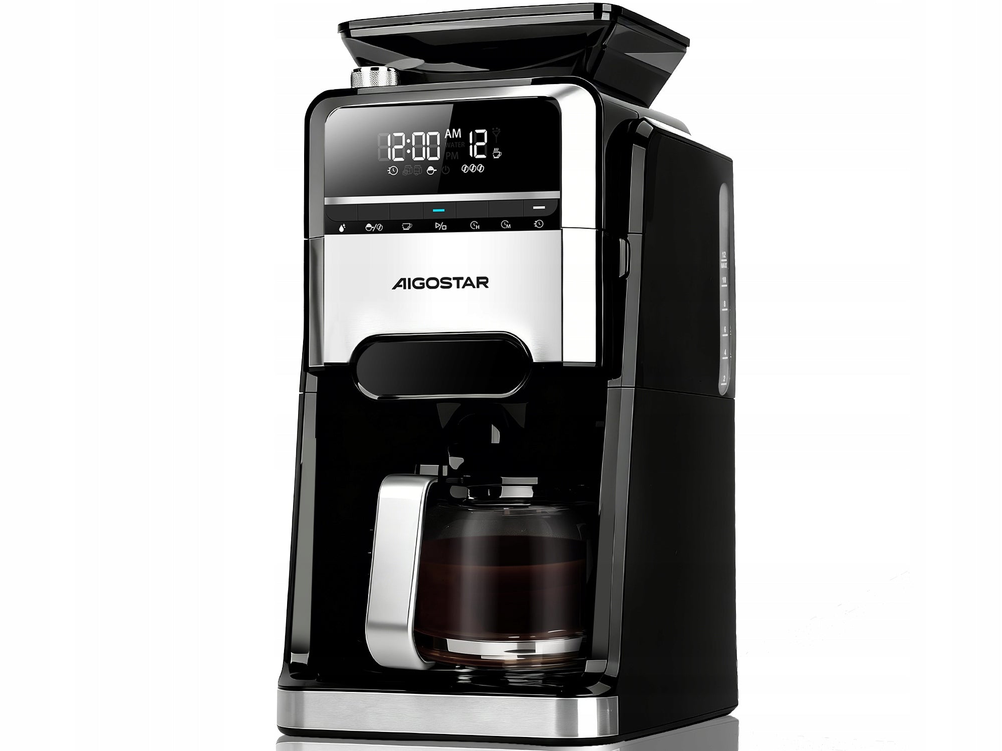 Overflow coffee maker with built-in heat grinder 1,5L 1520W timer 24h Manufacturer code B30203ACNZ