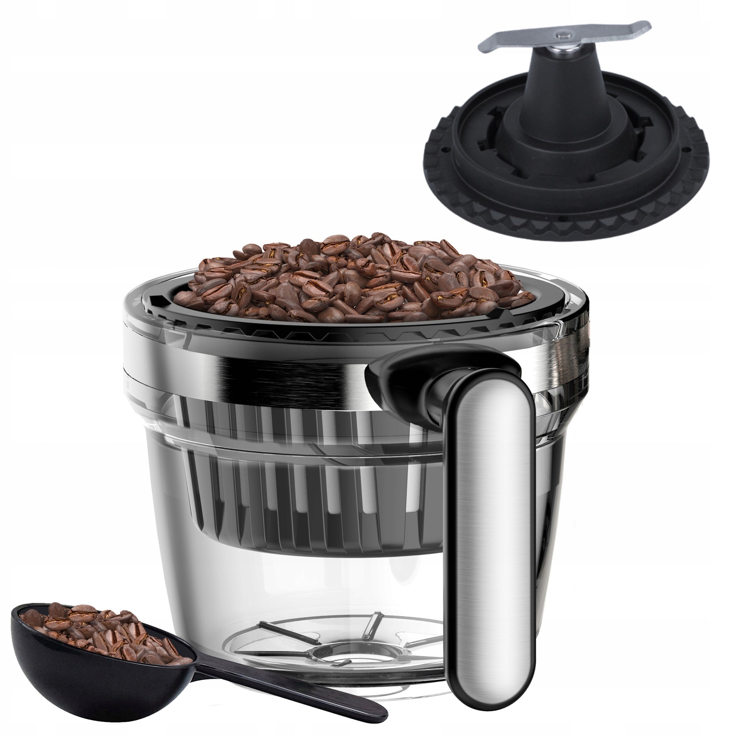 Overflow coffee maker with coffee grinder 450 ml reusable filter 600W cup Manufacturer code ekspres przelewowy kubek młynek do kawy