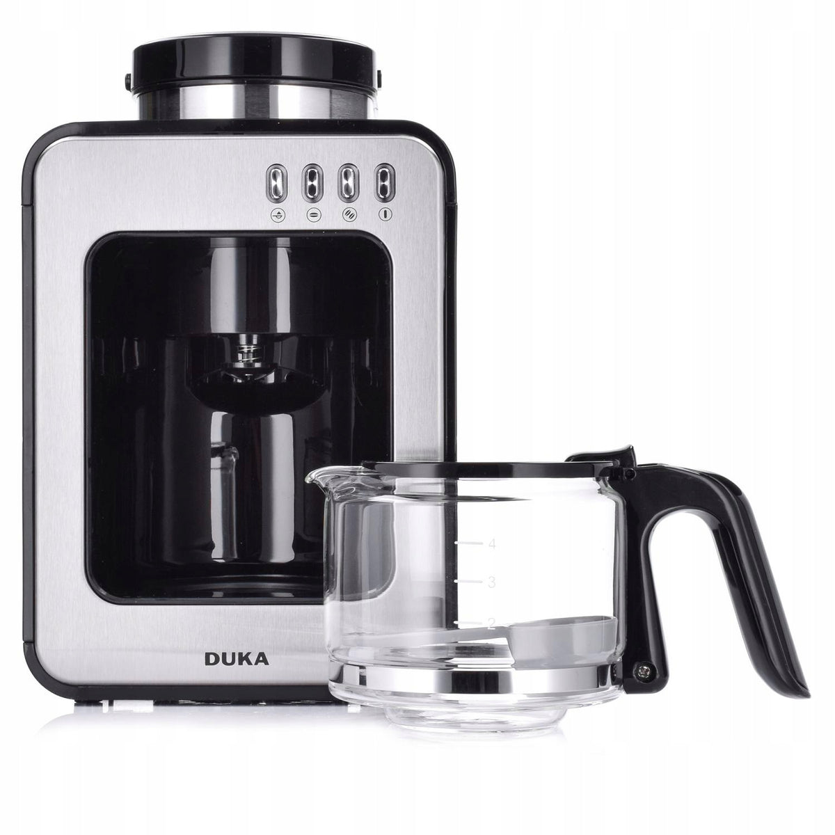 Overflow coffee maker with grinder BOJE black DUKA Brand DUKA
