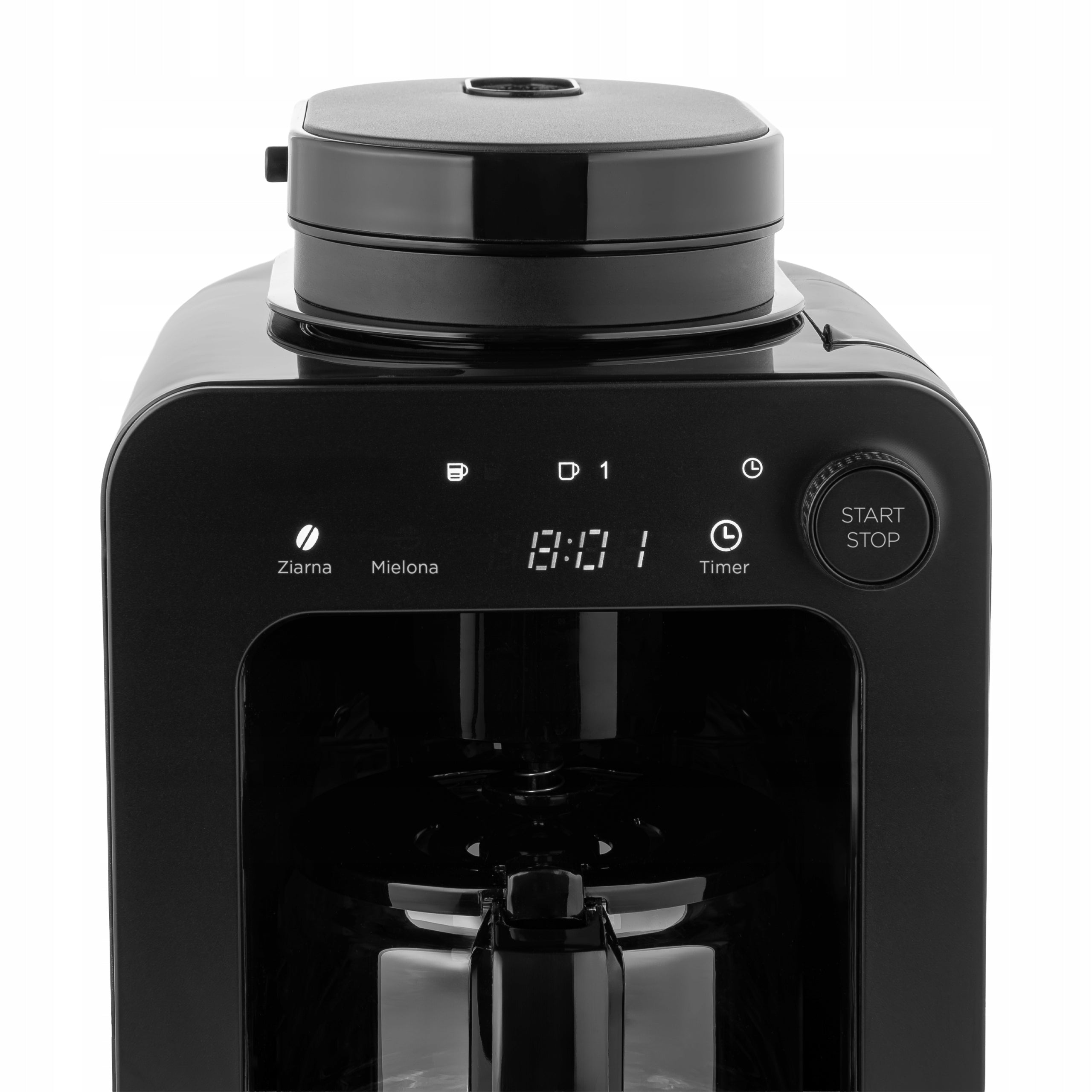 Overflow coffee maker with jug Raven EEP004 600W Compact with grinder Dominant color black
