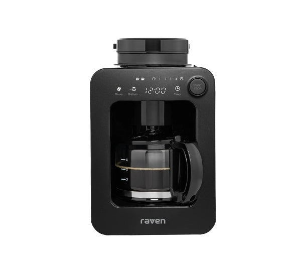 Overflow coffee maker with jug Raven EEP004 Compact with grinder