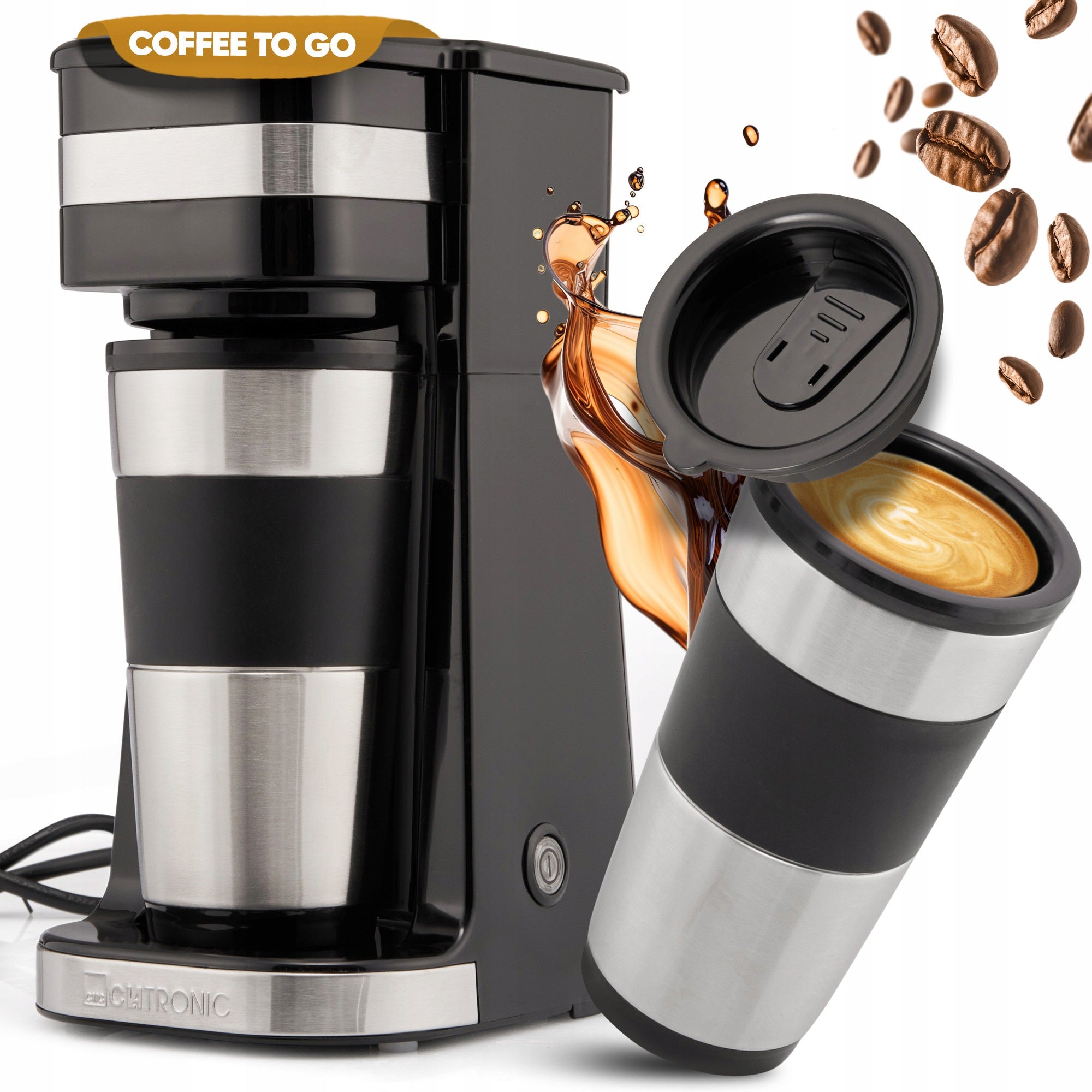 Overflow coffee maker with thermal mug 400 ml Clatronic KA Manufacturer code KA 3733