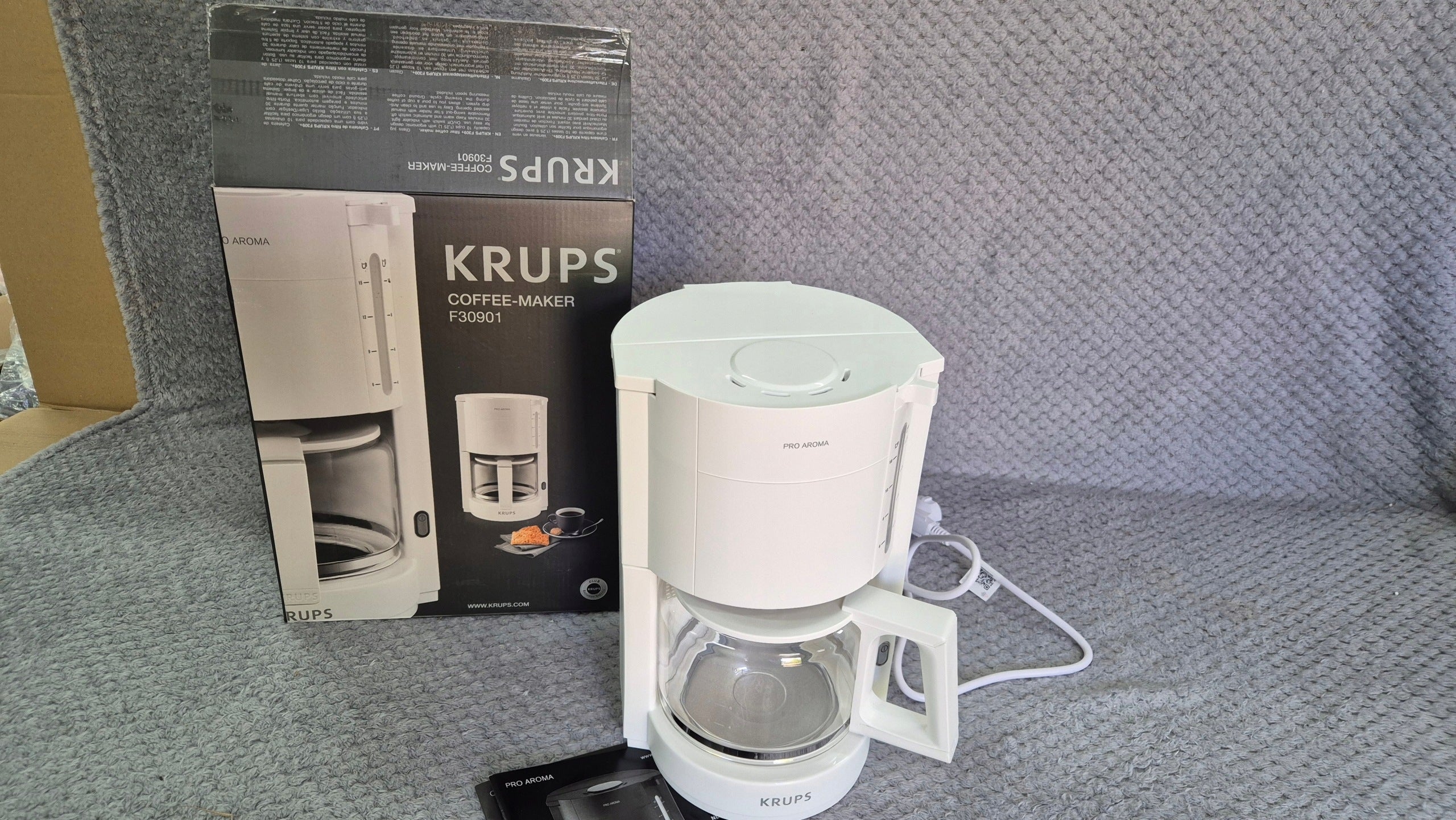 Overflow express Krups F30901 1 l white Manufacturer code F30901PROAROMA