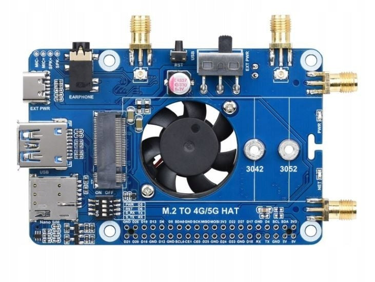 Overlay HAT SIM8202G-M2 5G (B) for Raspberry Pi - Waveshare 21708 Manufacturer WaveShare