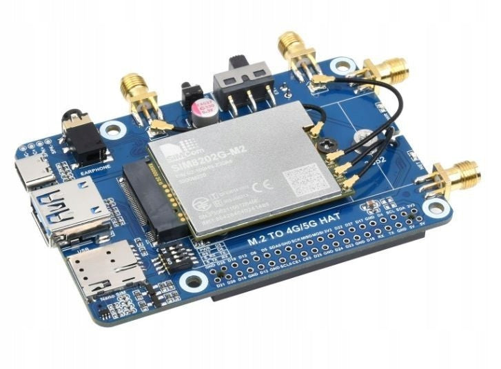 Overlay HAT SIM8202G-M2 5G (B) for Raspberry Pi - Waveshare 21708