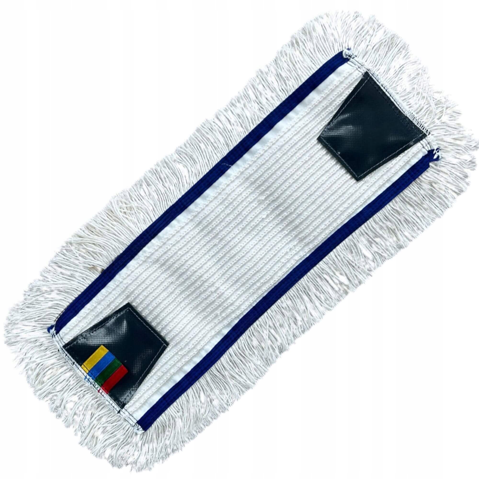 Overlay Mop Flat Cotton Trapezoidal Clip White 40cm HS411T Manufacturer code HS411T/40
