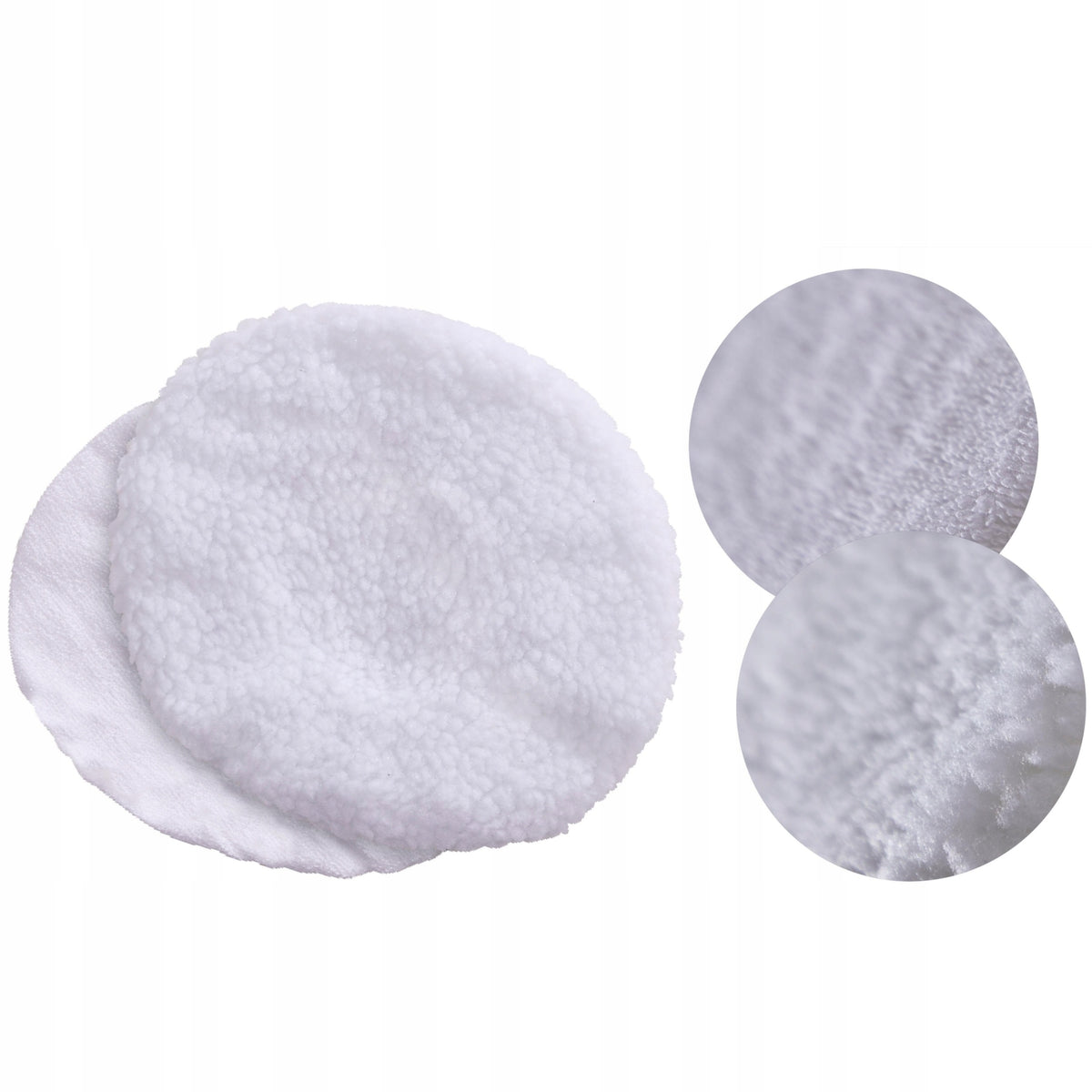 Overlays for Polishing Machine TERRY COTTON 240 mm 2 pcs Sponges Polishing Pads Manufacturer code 72133