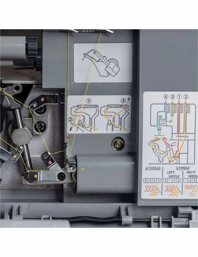 Overlock Singer HD0405S Types of stitches overlock