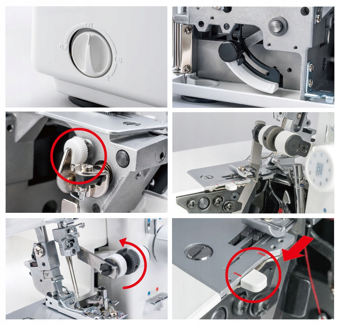 Overlock overlock Juki MO-644D Mega freebies Accessories sewing courses and BOOK EAN (GTIN) 4946973008017