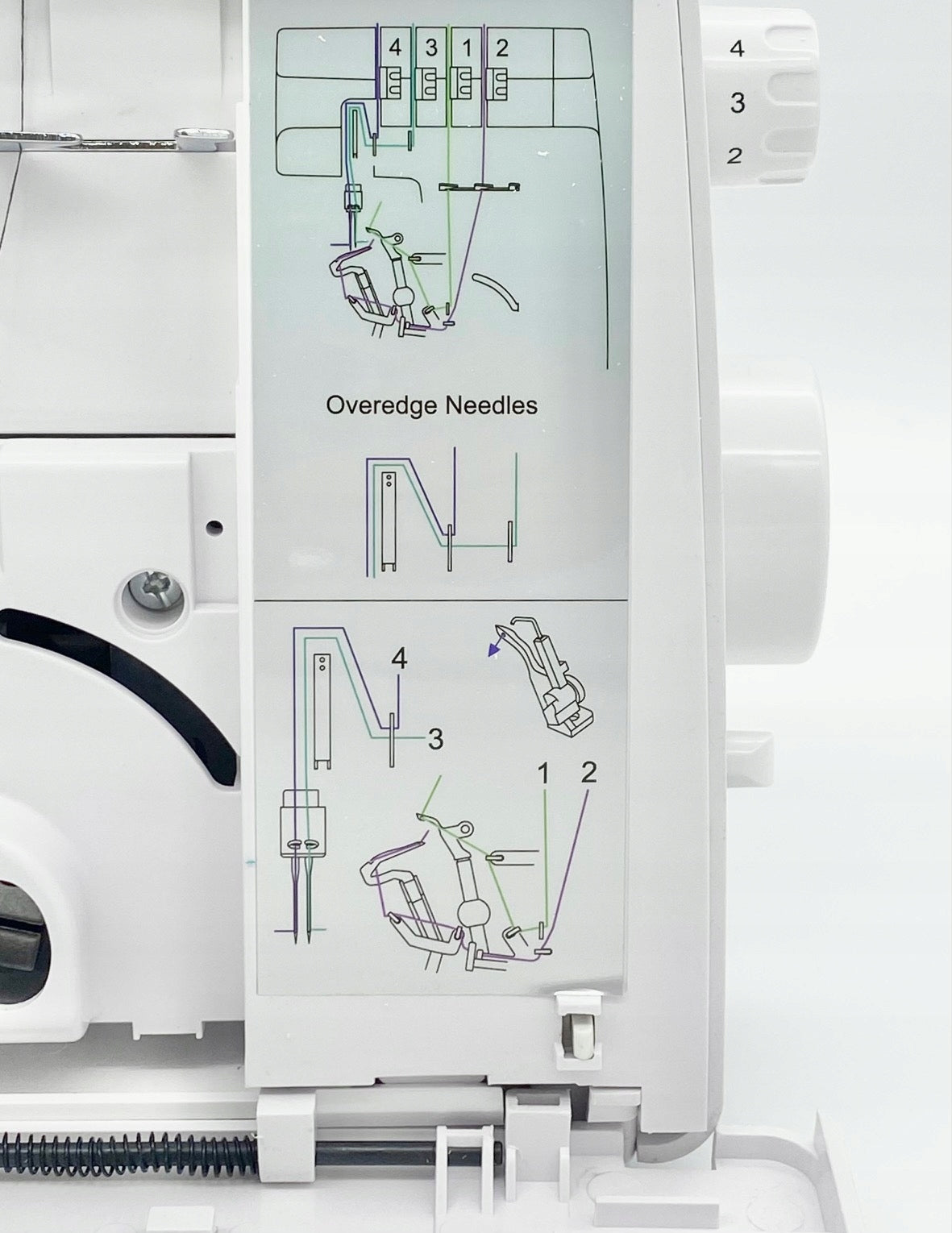 Overlock overlock home sewing machine Minerva SmartLock 350 4-thread Brand Minerva