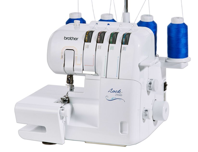Overlock sewing machine Brother 2104D overlock home 4-thread Manufacturer code 2104D