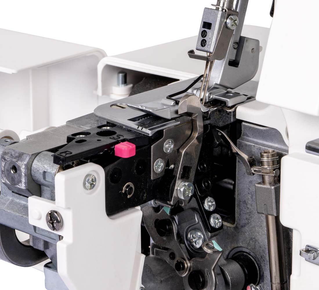 Overlock sewing machine Janome 454D, 7 stitches, 3/4-thread + Freebies Hook other