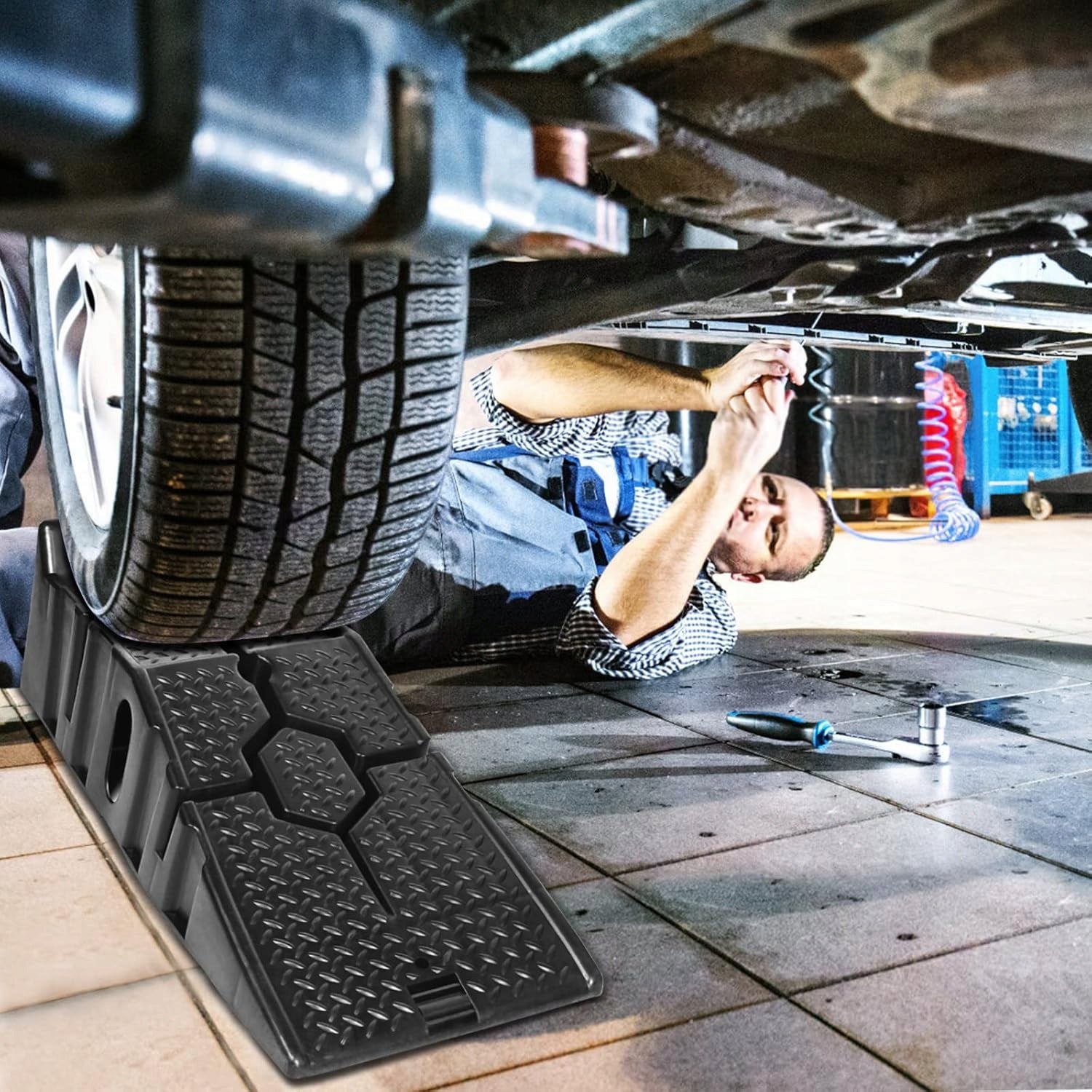 Overrun Car Ramp 3000 kg Driveway 2x Driveways 2pcs S-PRO Manufacturer code Najazd Samochodowy Rampa 3000kg Podjazd S-PRO