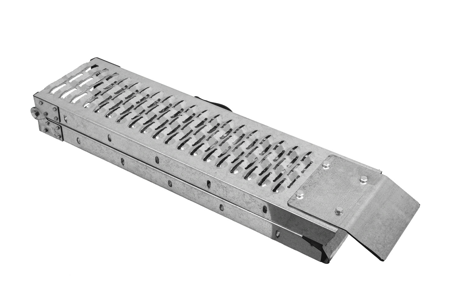 Overrun folding UNITRAILER steel loading ramp for trailer 170 cm