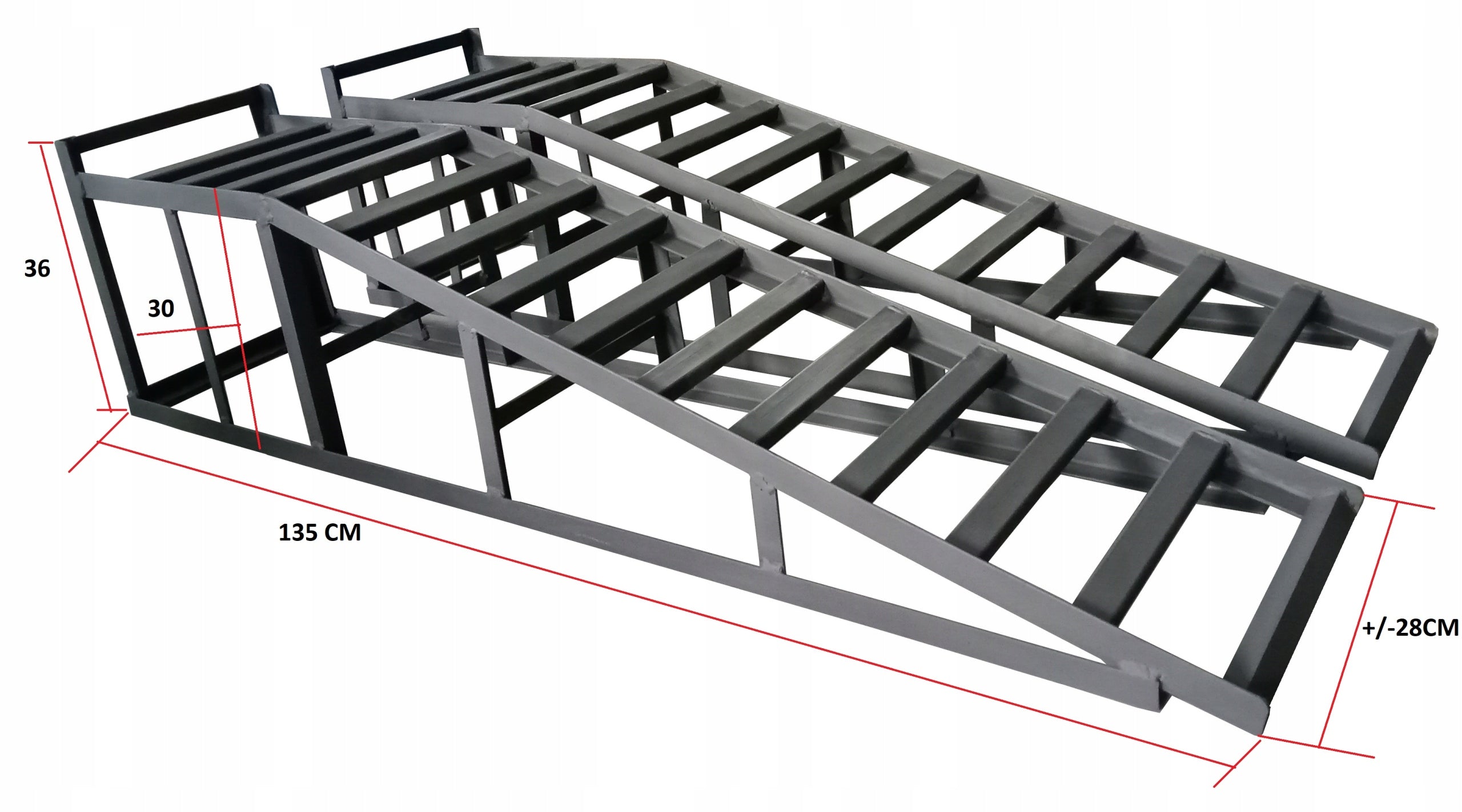 Overruns car ramp ramps 3T x2 Long profile 135 HIGH Manufacturer code KKnm135