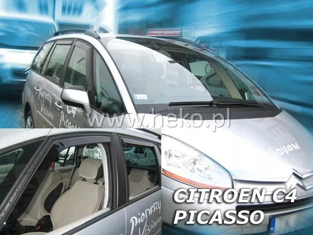 Vėjo deflektorius Heko 12235 5D Priekinis Galinis 4 pcs