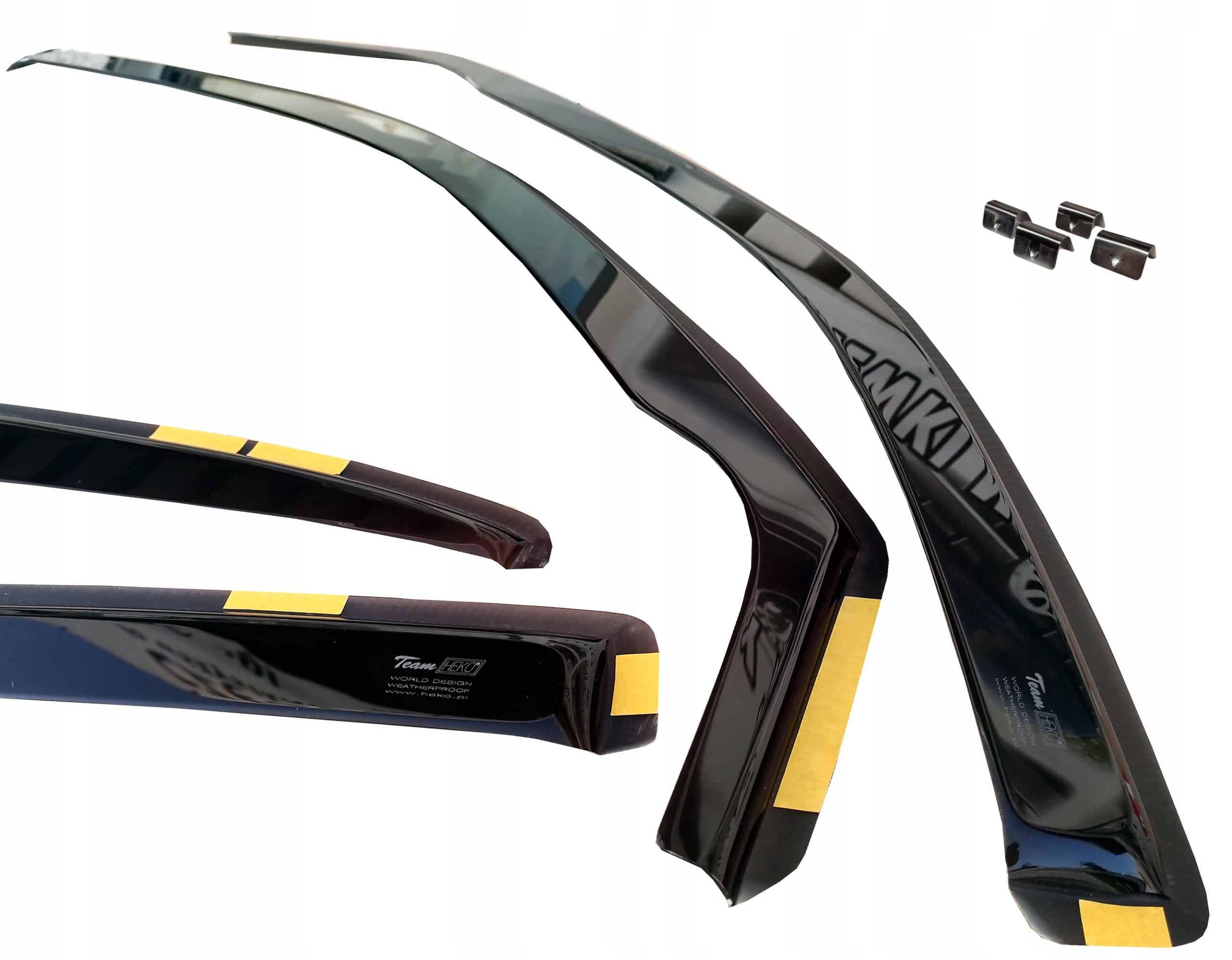 Windabweiser Heko 23365 5D, vorne, hinten, 4 Stk. 
