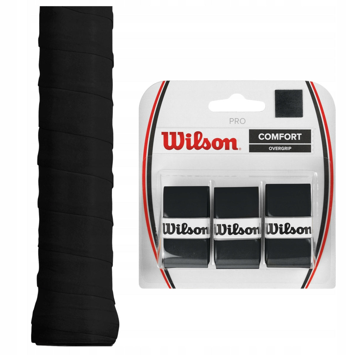 Wicklungen für Tennisschläger Wilson Pro Comfort Overgrip, 3 Stk. 