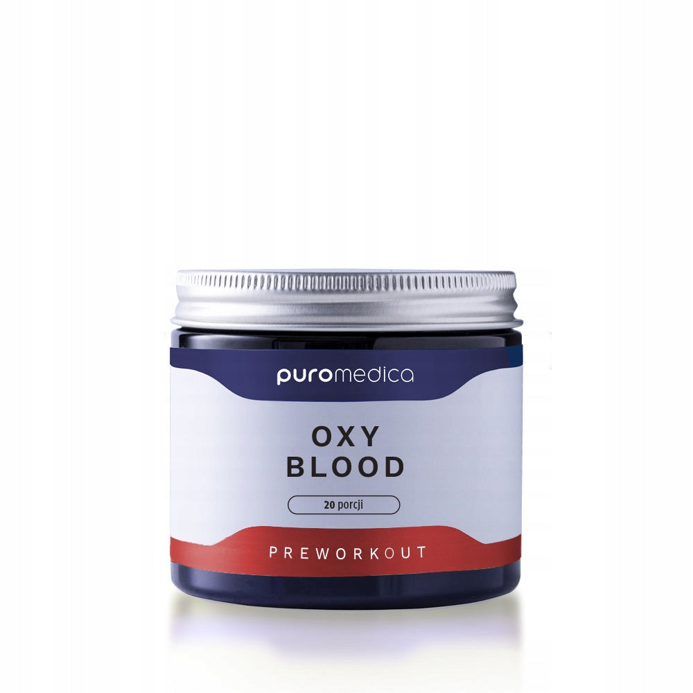 OxyBlood powder arginine citrulline before training without caffeine Packaging status original