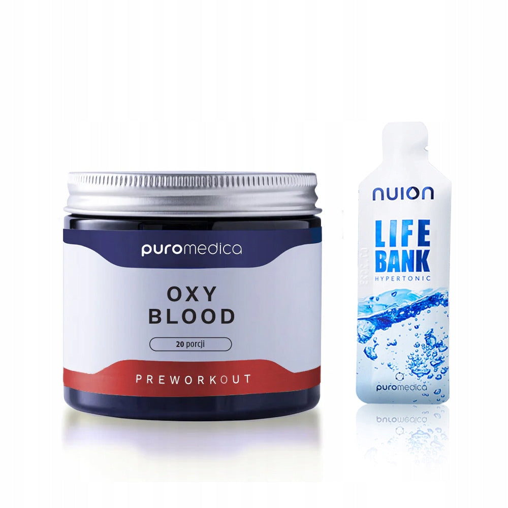 OxyBlood powder arginine citrulline before training without caffeine