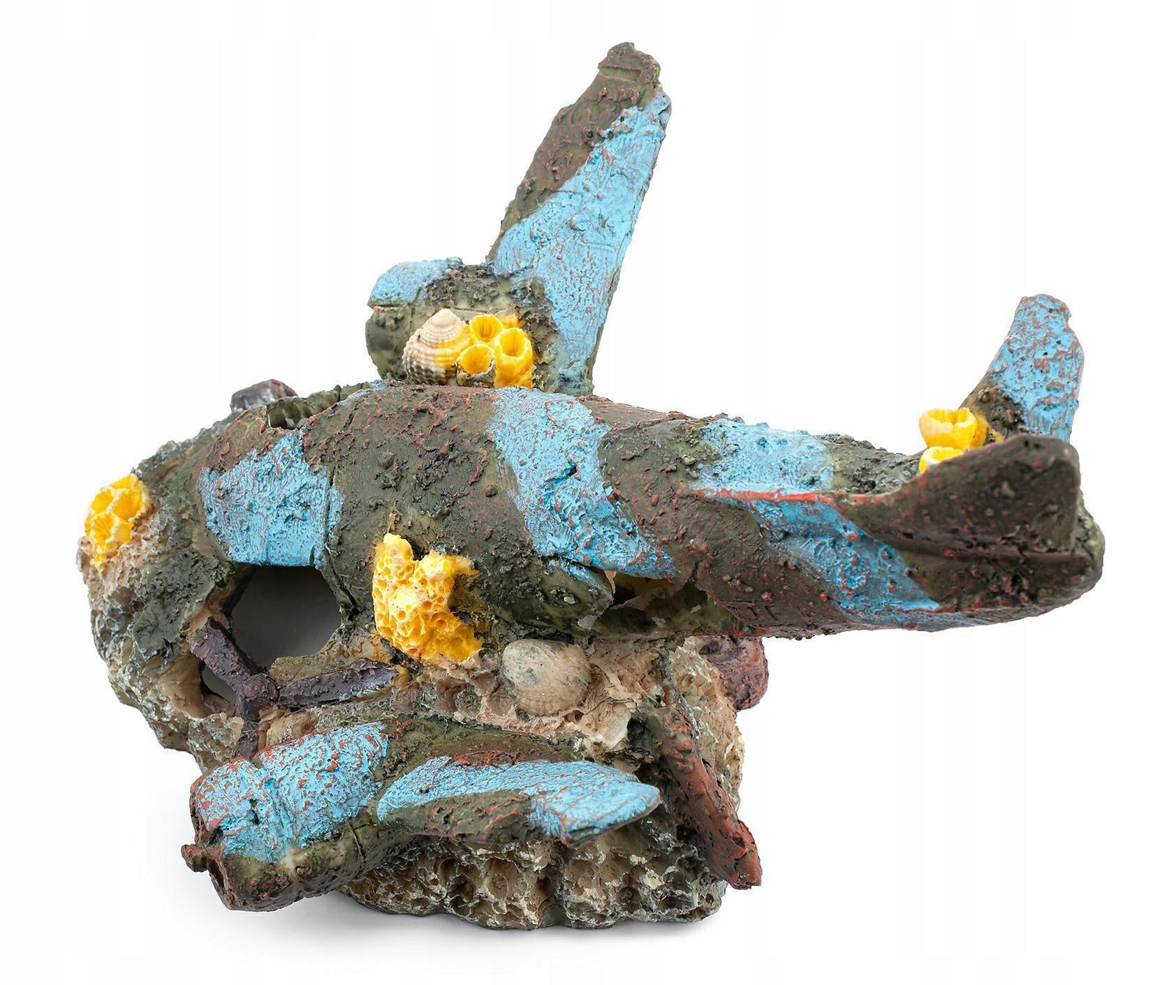 Aquariumdekoration Happet R046 Flugzeug 19,5 cm 