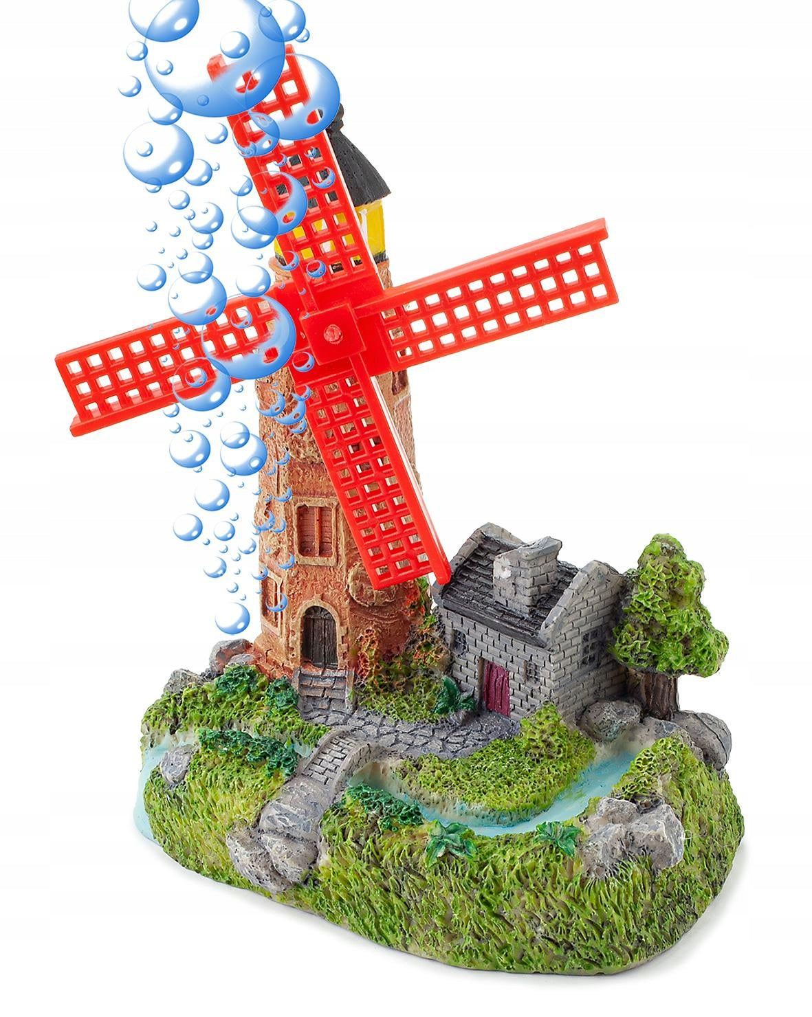 Aquariumdekoration Happet R152 Mühle 13,5 cm 