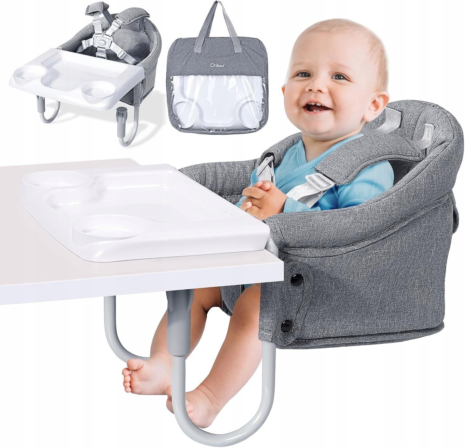 P/70 HIGH CHAIR FOLDING TABLE SEAT FOR CHILDREN ORZBOW DESCRIPTION