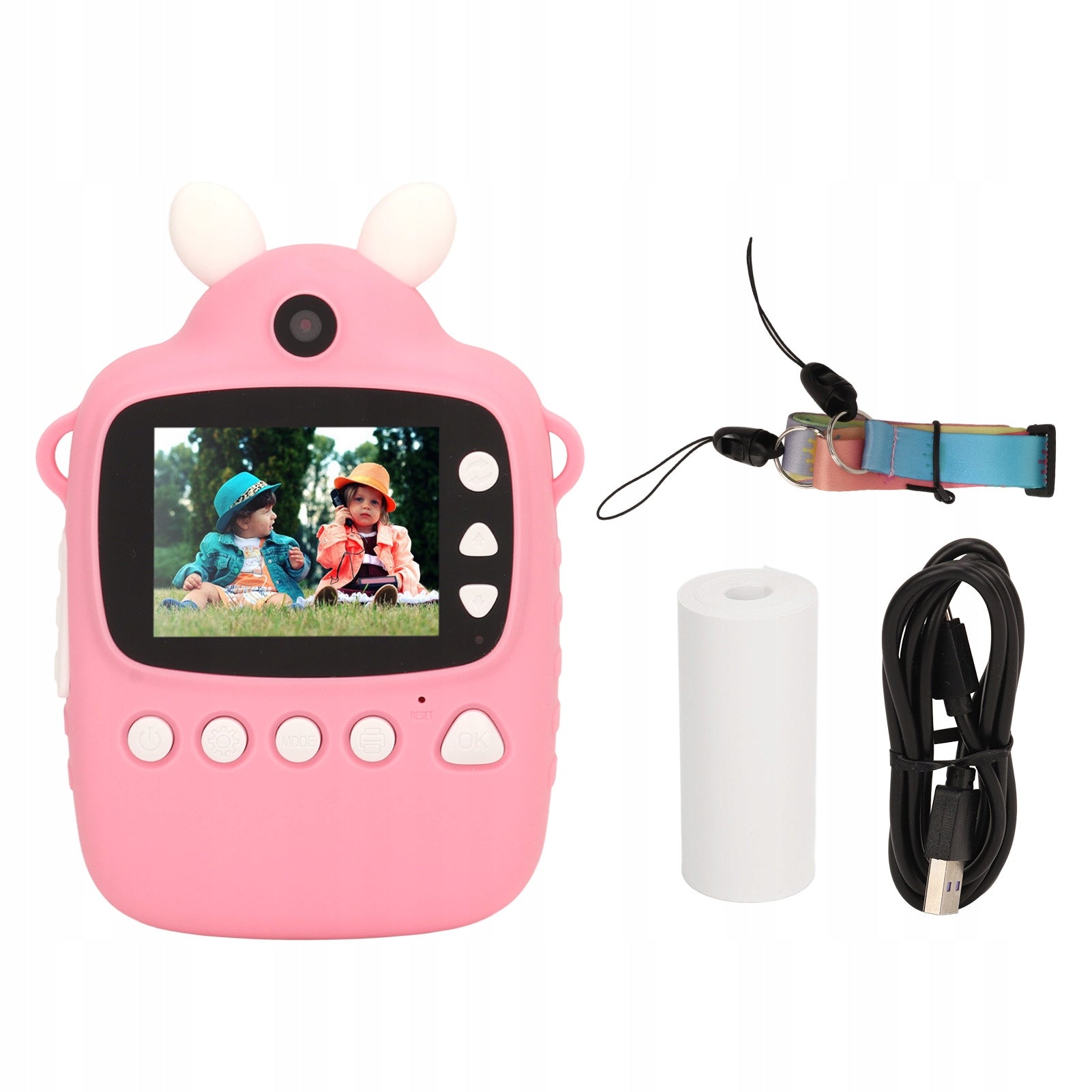 P1 Kids Instant Print Thermal Camera With Paper Printing For YA Model 9787ZVKJ