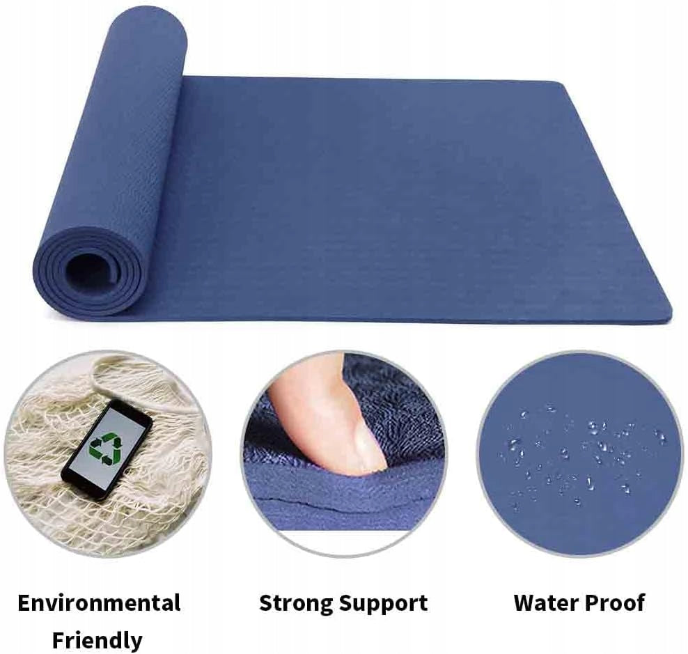 P166 Gymnastic mat goodnite 183 cm x 61 cm blue Color blue