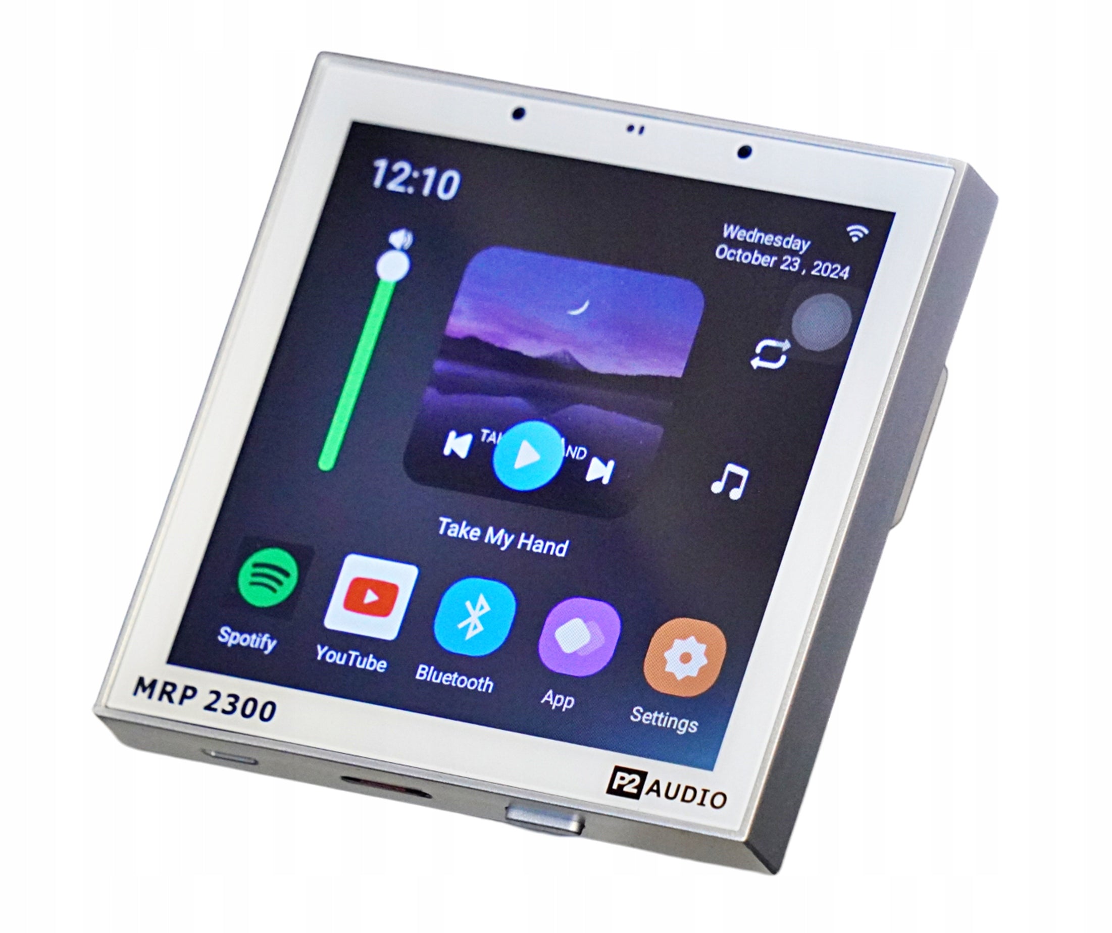 P2 AUDIO INTERNET FLUSH MOUNT RADIO FOR BATHROOM KITCHEN WIFI BT WHITE Packaging status original